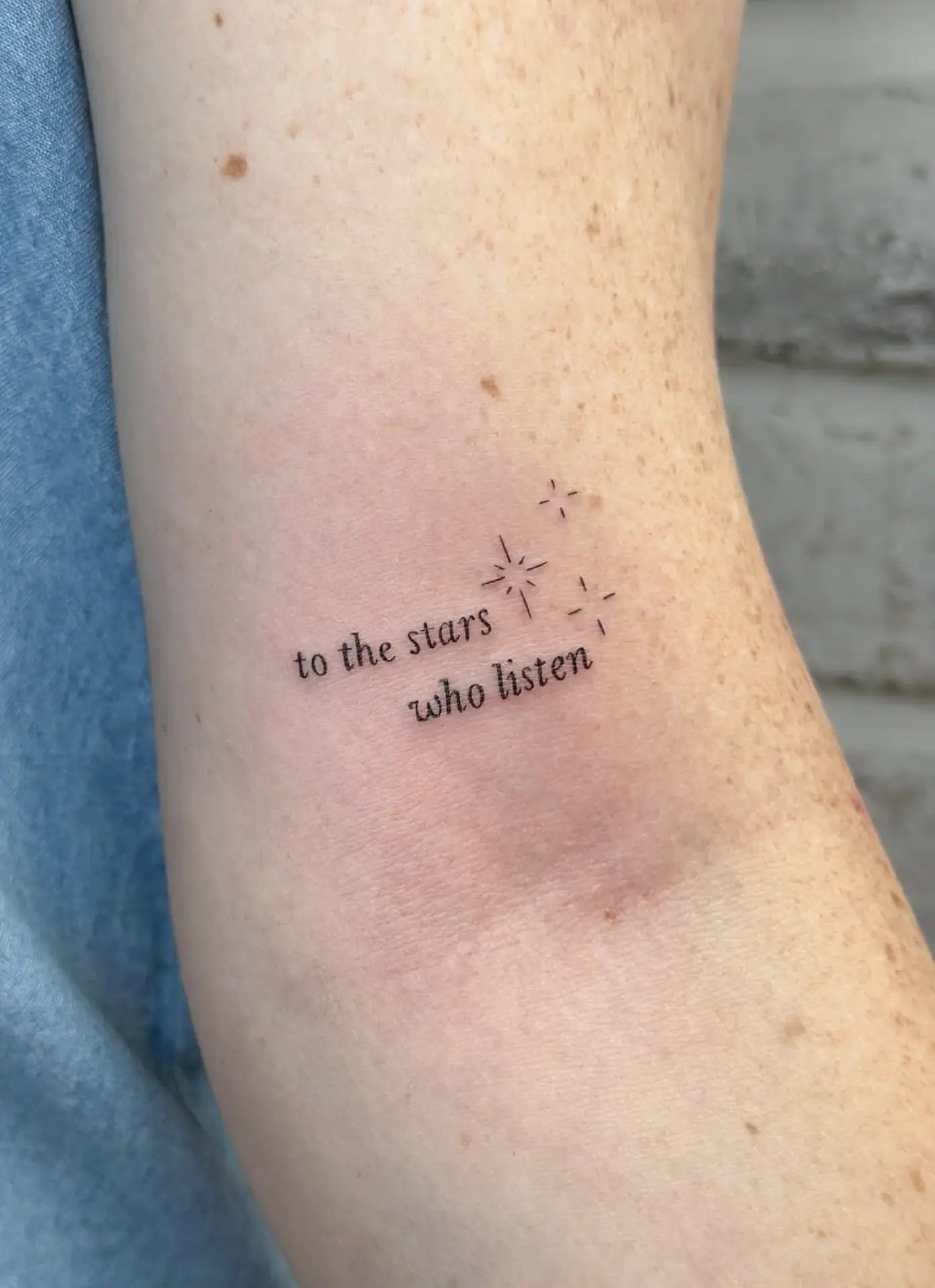 why does my tattoo look darker the next day
